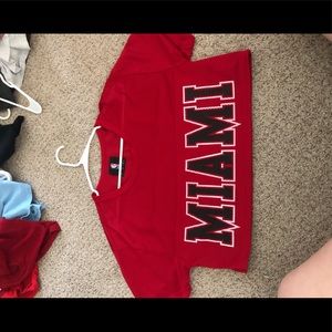 Miami Heat cropped jersey